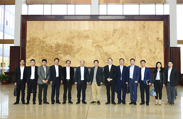 BTY必一体育（B体育）官方网站_BTY必一体育官方网站总裁庄展诺一行受邀参访北京用友产业园