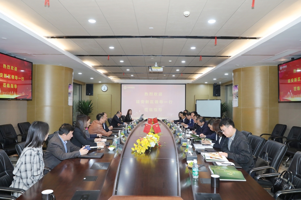 陕西省延安新区党工委副书记、管委会主任薛鹏春一行莅临BTY必一体育（B体育）官方网站_BTY必一体育官方网站调研指导 